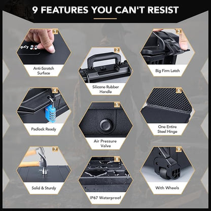 Lykus HC-5220 Waterproof Hard Case - Image 5