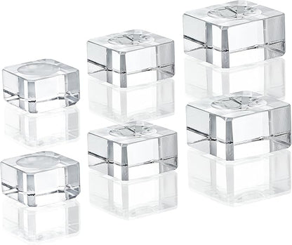 ZEERSHEE 6 Pack Square Crystal Display Bases by ForCrystalLovers