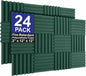 Foam Factory Inc 24 Pack Color Acoustic Foam Panel Studio Soundproofing Wedge by Unknown