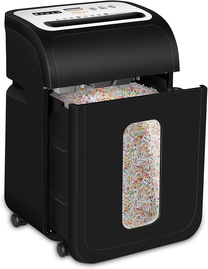 Paper Shredder for Home Office14-Sheet 60-Mins Micro Cut Shredder by VidaTeco