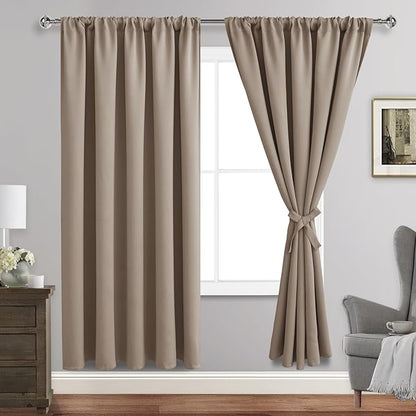 JIUZHEN Blackout Curtains for Bedroom by JIUZHEN