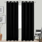 KOUFALL Grommet Curtains Drapes 95 Inches Long, 2 Panels by KOUFALL