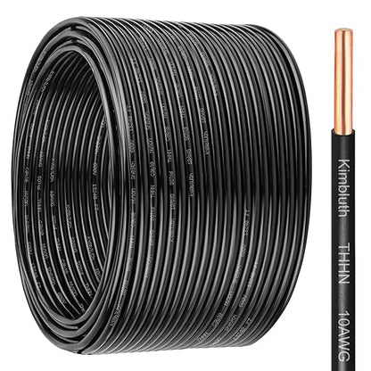THHN Wire 10 Gauge 150 FT OFC Electrical Wire, 10 AWG Solid Copper Wire Rated by SimpleandPractical