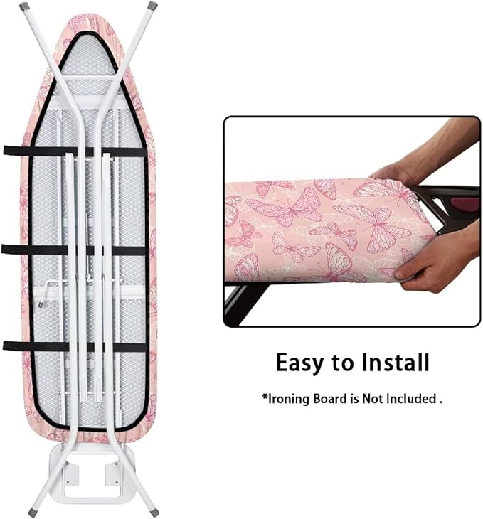 ZCFYGDX Breathable Ironing Board Cover Decor, Resist Scorching & Staining - Image 4