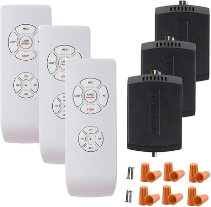 LPHUMEX 3 Pcs Universal Ceiling Fan Remote Control Kits, Small Size Receiver by LPHUMEX