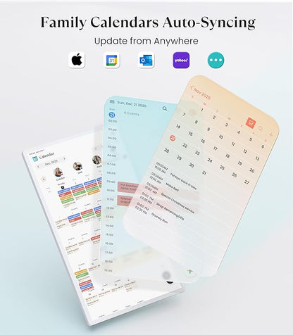 Cozyla Digital Calendar+ 2: 32 inch Wall Planner Touch Screen Chore Chart - Image 3