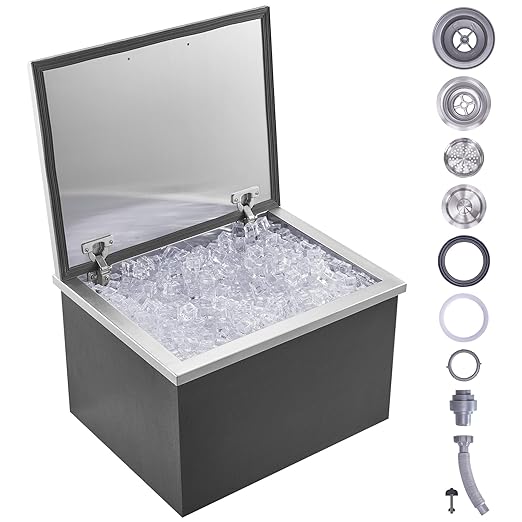 VEVOR Drop in Ice Chest, Commercial Ice Bin by VEVOR