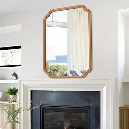 Wood Bathroom Mirror for Wall Mounted - Image 4