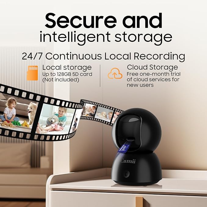2K Security Camera Indoor, 2.4G & 5G WiFi Pet Camera - Image 8