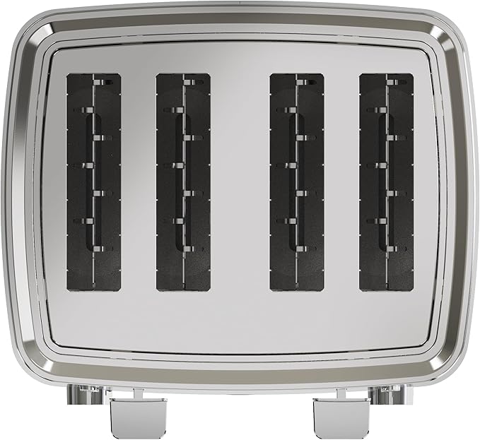 GE Stainless Steel 4 Slice Toaster | Extra Wide Slots - Image 7