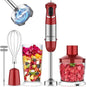 Blackcow Multi-Use 5 in 1 Immersion Blender 3.0, 800W 12 Speed Hand Blenders by Blackcow