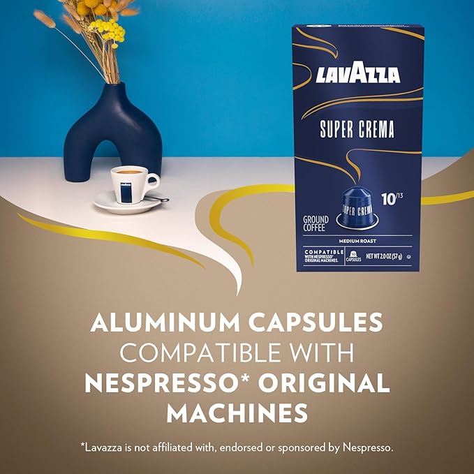 Lavazza Super Crema Aluminum Capsules Compatible - Image 7