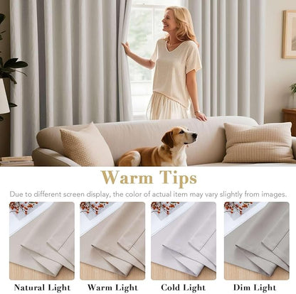 H.VERSAILTEX Blackout Curtains for Bedroom Thermal Insulated Room Darkening - Image 5