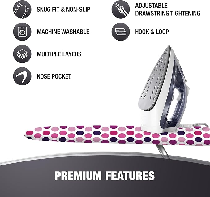 COTTY HOME Extra Thick Ironing Board Covers - Image 3