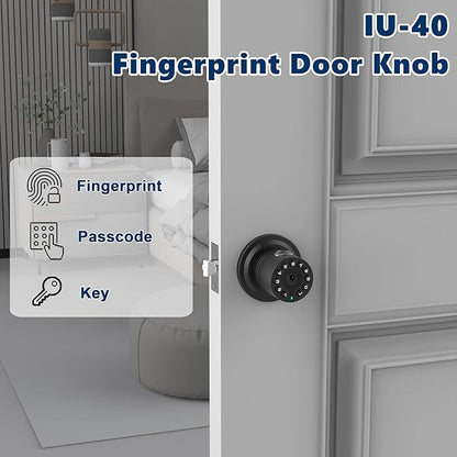 iuknob Fingerprint Door Knob - Image 2