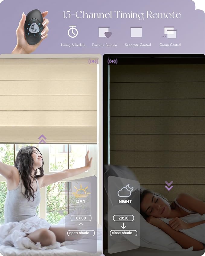 Graywind Smart Roman Shades Compatible - Image 4