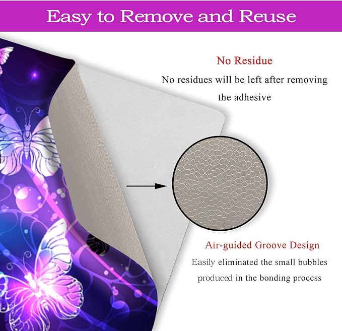 Laptop Skin Sticker Decal, Decorative Waterproof Removable, Art Butterfly - Image 4