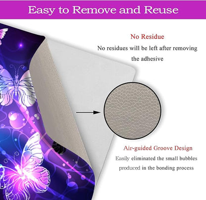 Laptop Skin Sticker Decal, Decorative Waterproof Removable, Art Butterfly - Image 4