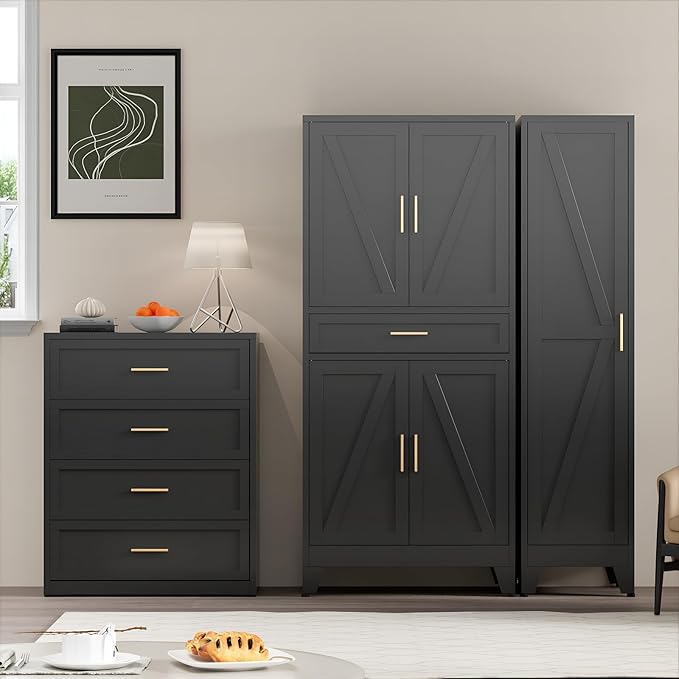 COFaR 71" Tall Metal Storage Cabinet - Image 2