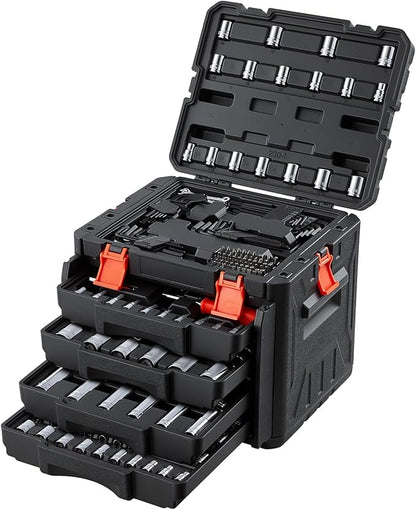 VEVOR Mechanics Tool Set, 230-Piece Mechanic Tool Kit, 1/4 in, 3/8 in, and 1/2 - Image 10