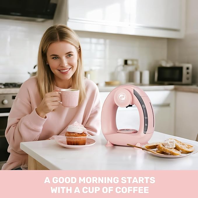 Single Serve Coffee Maker, Fast Brew in 2 minutes, Stylish＆Compact Design - Image 2