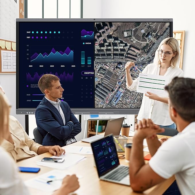 Shiarffe X5 Smart Board 75 Inch 4K Interactive Whiteboard Google EDLA-Certified - Image 6