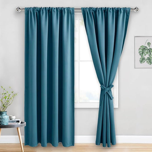 JIUZHEN Blackout Curtains for Bedroom by JIUZHEN