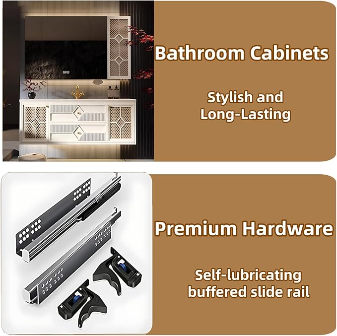 52IN Luxury Floating Bathroom Vanity - Image 4