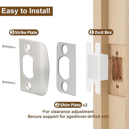 MOSECYOU Standard Door Lock Strike Plate - Image 4