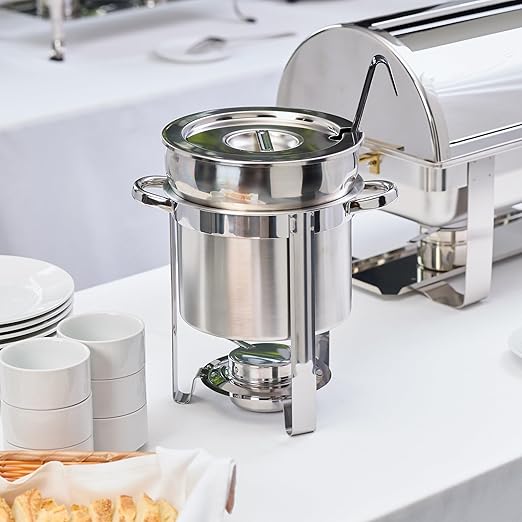 Winco 207 Stainless Steel Soup Warmer - Image 8