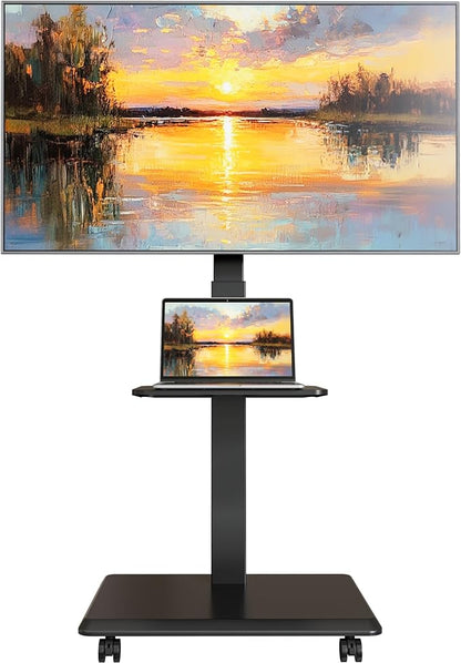ECOTINY Steel Base Rolling TV Stand by ECOTINY