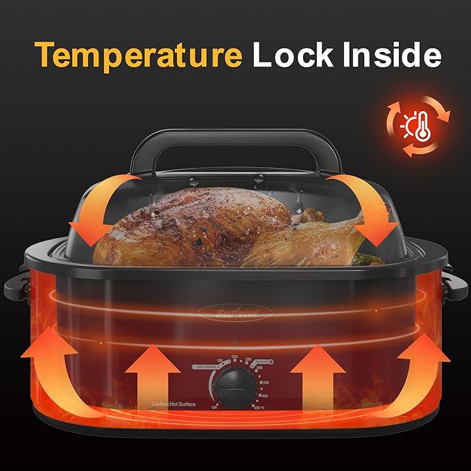 Sunvivi Roaster Oven, Electric Roaster Oven - Image 2