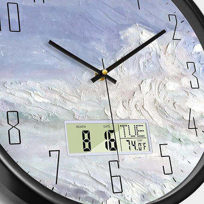 SCOAGE Digital Wall Clock Battery Operated - Image 3