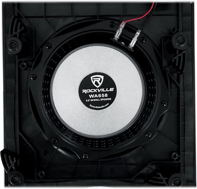 Rockville Pair WA658 240W in-Wall Speakers, 6.5" Kevlar Woofer, Silk Dome - Image 7