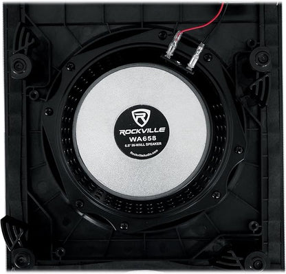 Rockville Pair WA658 240W in-Wall Speakers, 6.5" Kevlar Woofer, Silk Dome - Image 7
