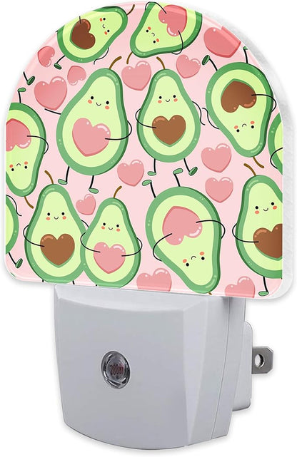 sndheke Cute Pink Avocado Night Light by sndheke