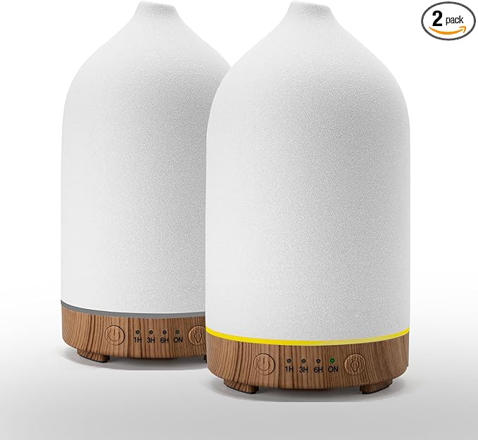 200ML Ceramic Essential Oil Diffuser by Gooamp
