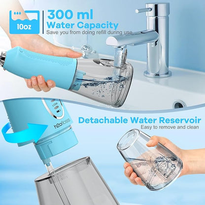 Water Dental Flosser Teeth Cleaner Pick, H2ofloss Cordless Portable Oral - Image 3