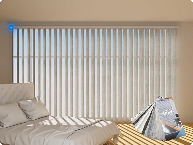Blindify Motorized Vertical Blinds, Fabric Sample by BlindifyOffical
