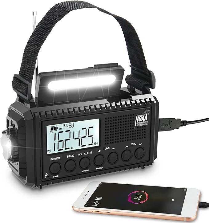 Auto NOAA Digital 5000 Weather Radio by Mesqool