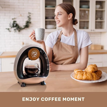 Single Serve Coffee Maker, Fast Brew in 2 minutes, Stylish＆Compact Design - Image 2
