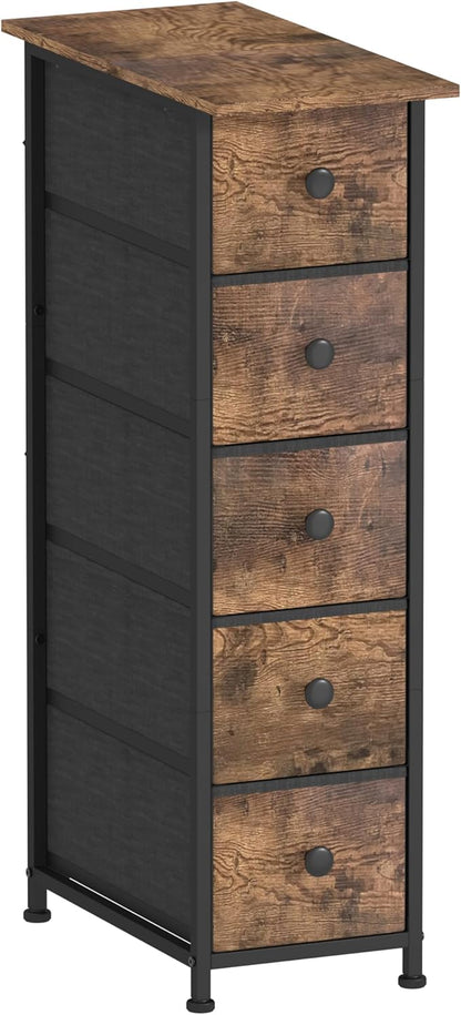 GiftGo Narrow Dresser Vertical Slim Dresser Chest of Drawers Skinny Storage - Image 7