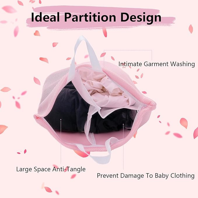 Guozcaray 2 Pcs Special Zoning laundry bag - Image 5