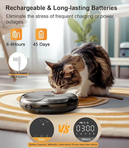 Casfuy Automatic Cat Feeder Cordless - Image 6