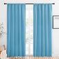 NICETOWN Window Curtains Blackout Drapes, Teal Blue, 1 Pair, 52 by 84-Inch by NICETOWN