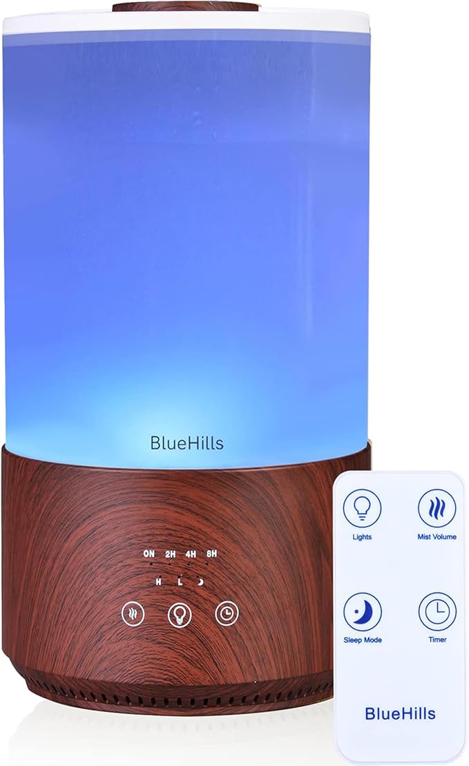 BlueHills Premium 4000 ml Tall Essential Oil Diffuser 4L 4 Liter 50 Hour Run by BlueHills