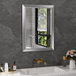 Amorho 22x30 Inch Bathroom Mirror Silver, Thick Metal Framed Wall Mirrors by Amorho