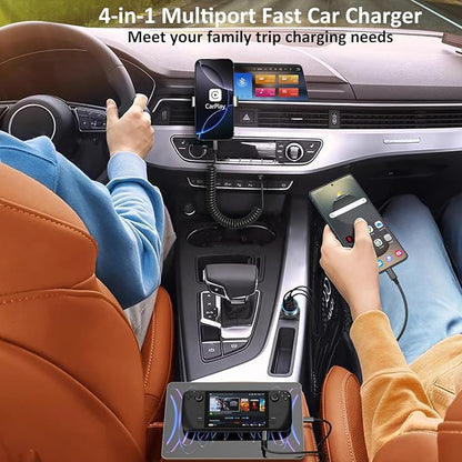 USB C Car Charger with Voltage Display, 3 Pack 65W Super Fast Charging Car - Image 6