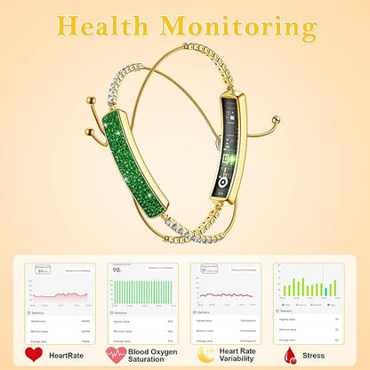 Smart Bracelet for Women, Jewelry Fitness Tracker - Image 2