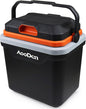 Electric Car Cooler and Warmer, 26 Quart Capacity, Thermoelectric Iceless Cooler by AooDen